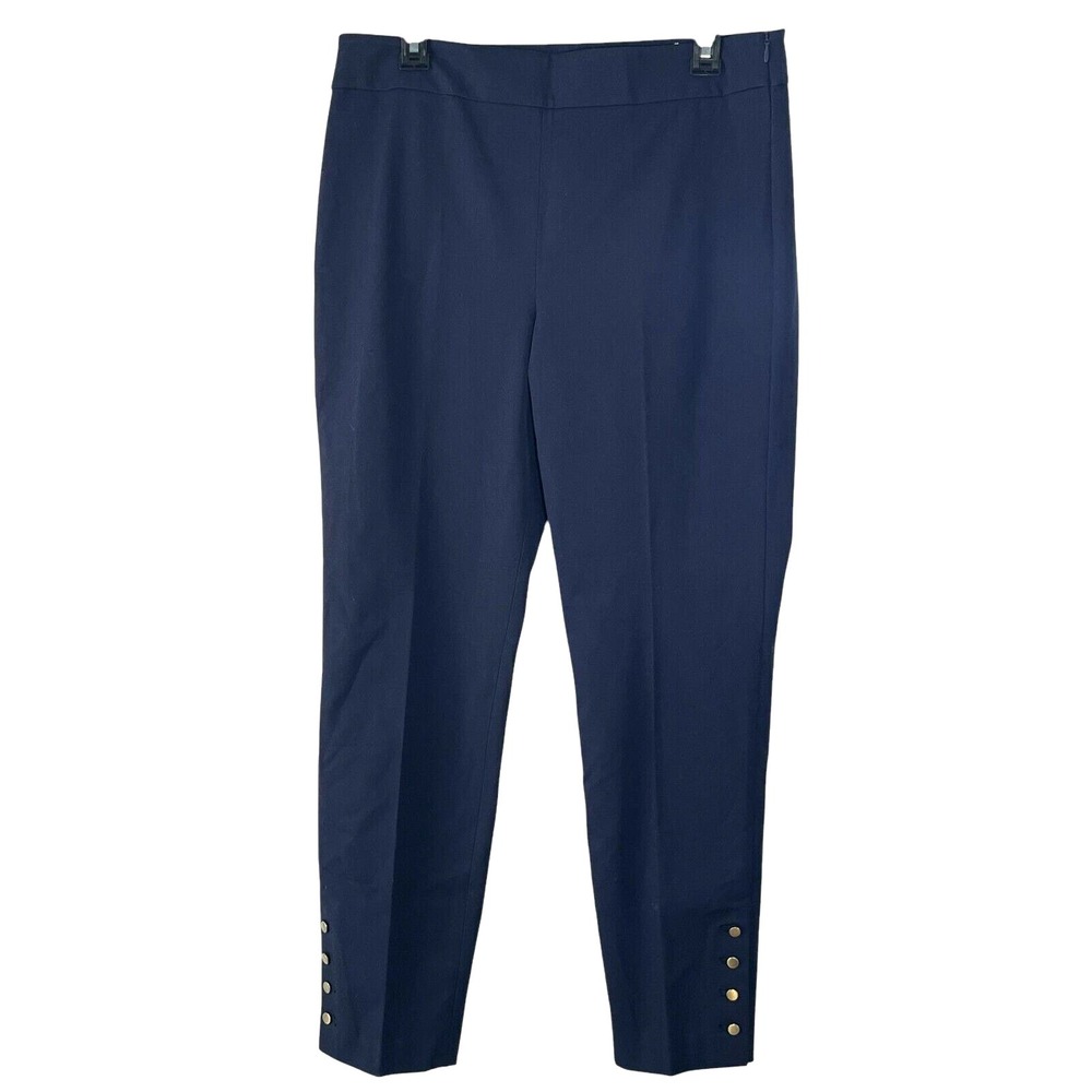 Talbots NWOT Women's Chatham Ankle Pant‎ Blue Size 10 Inseam 28"